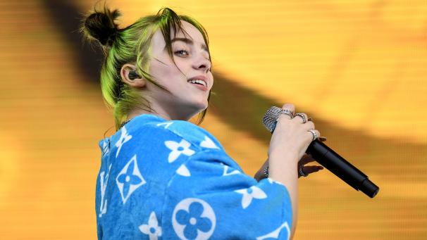 <p>Die US-amerikanische Sängerin Billie Eilish beim Lollapalooza Festival Berlin.</p>