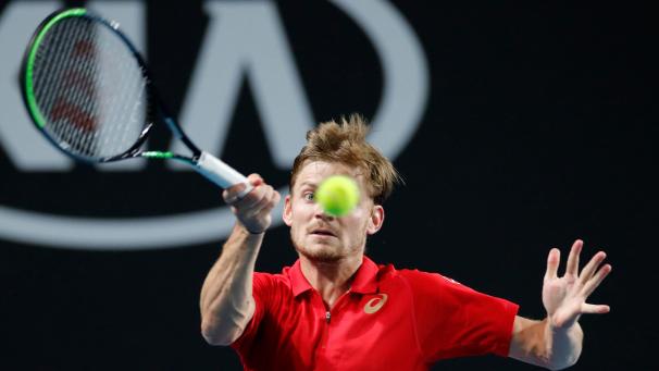 <p>Gelungener Start für David Goffin</p>
