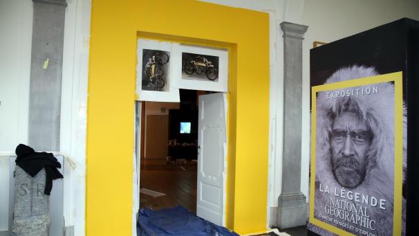 <p>Diese Anstricharbeiten stehen in Zusammenhang mit der nächsten Ausstellung „National Geographic – 130 Jahre Reise und Entdeckung“, die ab dem 31. Januar geöffnet sein wird.</p>