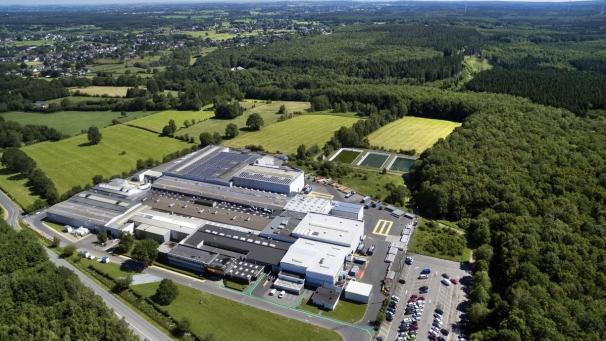 <p>Das Hydro-Werk an der Waldstraße in Raeren.</p>