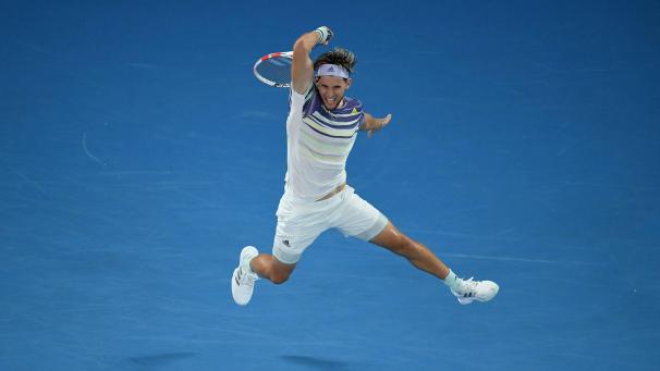 <p>Dominic Thiem setzte sich gegen Rafael Nadal durch.</p>