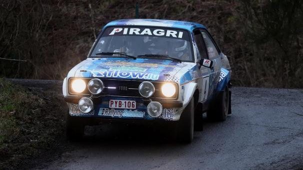 <p>Kris Meeke führt nach dem ersten Tag der Legend Boucles in Bastogne.</p>