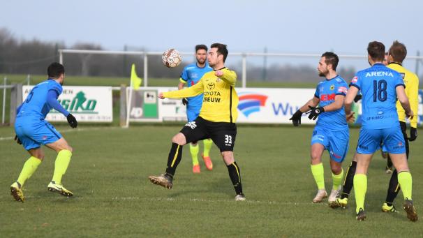 <p>Besorgte nach einem wunderbaren Konter das 2:0 für Raeren-Eynatten: Nicolas Collubry.</p>