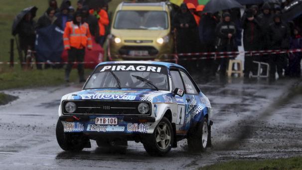 <p>Routinier Kris Meeke auf dem Weg zum Sieg bei den Legend Boucles.</p>