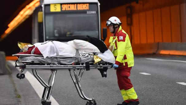 <p>Ein Unfall in Antwerpen forderte viele Verletzte und ein Menschenleben.</p>