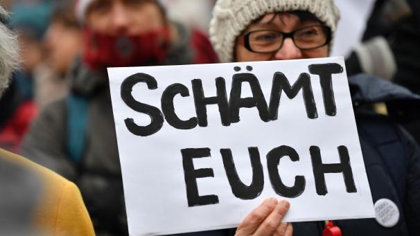 <p>Was diese Freau denkt, denken viele über den Dammbruch von Erfurt.</p>
