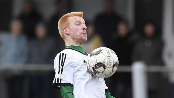 <p>Benedict Röder erzielte das 2:0 für Büllingen.</p>