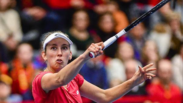 <p>Elise Mertens setzte sich in zwei Sätzen durch.</p>