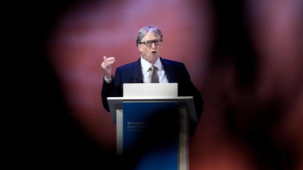 <p>Bill Gates beim Weltgesundheitsforum 2018</p>