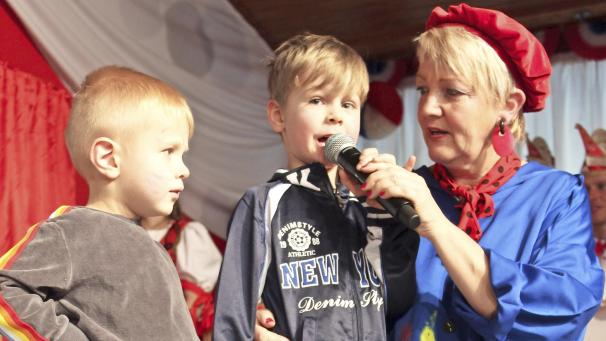 <p>Kindersitzung in Deidenberg: Früh übt sich, wer ein Tünnes werden will.</p>