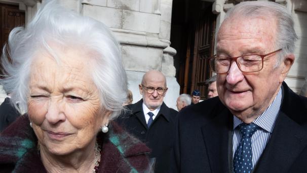 <p>König Albert II. und Königin Paola zeigten sich am Montag gut gelaunt.</p>