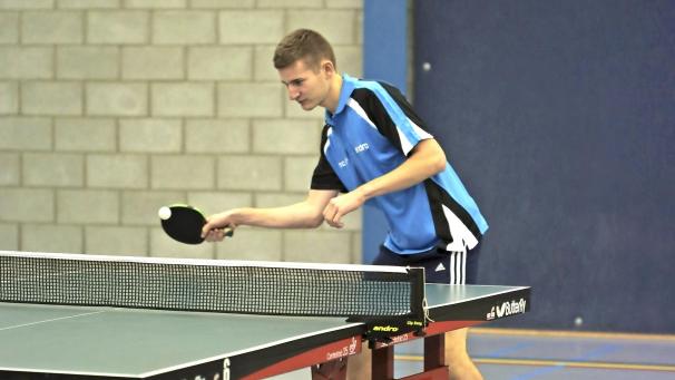 <p>Noah Jost (D0/TTC Eupen) steuerte dem 11:5-Derbysieg in der P4 gegen Recht-St.Vith B vier Punkte bei.</p>