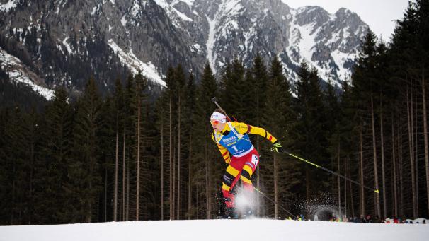 <p>Thierry Langer trug am Mittwoch die Startnummer 1.</p>
