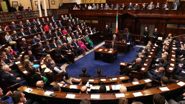 <p>Das Parlament – Dail – (Foto) vertagte sich für die kommenden zwei Wochen.</p>