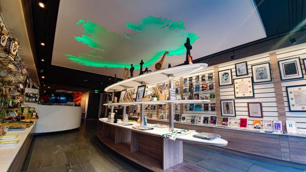 <p>Souvenirshop von Sinn Fein: Die Partei war früher der politische Arm der Terrororganisation IRA.</p>