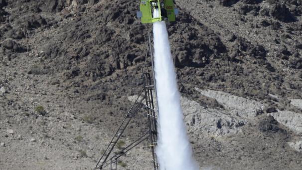 <p>1.500 Meter wollte Mike Hughes mit seiner Rakete aufsteigen.</p>
