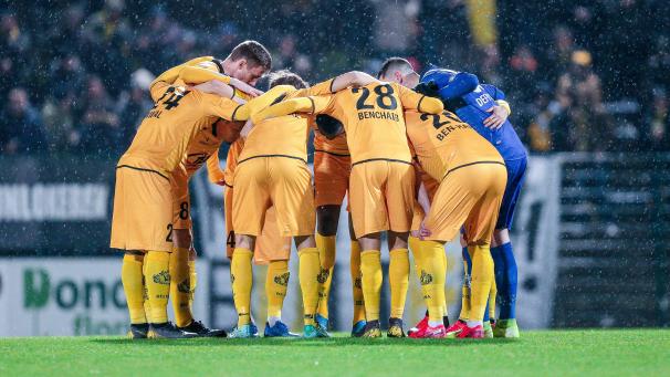 <p>Lokeren ist Tabellenletzter der 1. Division B.</p>
