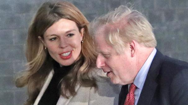 <p>Boris Johnson, Premierminister von Großbritannien, und seine Verlobte Carrie Symonds.</p>