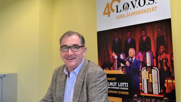 <p>Lovos-Präsident Patrick Heinen ist voller Vorfreude auf das Helmut-Lotti-Konzert in Eupen.</p>