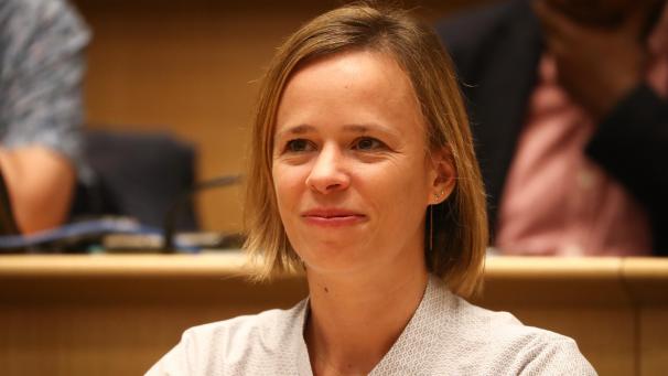 <p>Die wallonische Bildungsministerin Caroline Désir.</p>