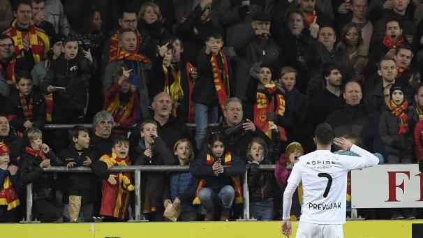 <p>Smail Prevljak erzielte am Samstagabend den Treffer zum 1:1 für Eupen.</p>