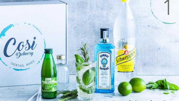 <p>In den Cocktailboxen ist alles für die perfekte Mischung enthalten.</p>