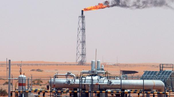 <p>Ein Ölfeld in Saudi-Arabien</p>
