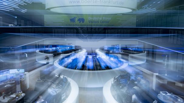 <p>Die Börse in Frankfurt</p>