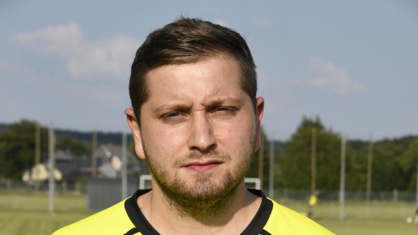 <p>Manuel Mutsch stand nach monatelanger Pause wieder auf dem Platz.</p>