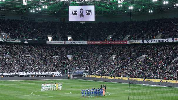 <p>Das Gladbacher Stadion bleibt am Mittwochabend leer.</p>