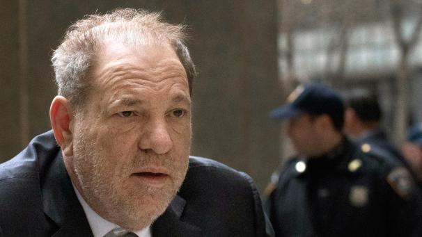<p>Harvey Weinstein während seines Prozesses</p>