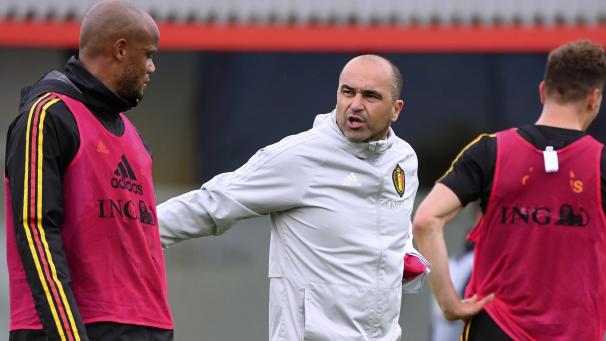 <p>Nationaltrainer Roberto Martinez</p>