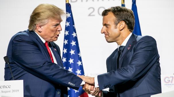 <p>Sind mit von der Partie: Emmanuel Macron (rechts), Präsident von Frankreich, und Donald Trump, Präsident der USA.</p>