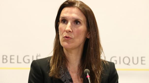 <p>Premierministerin Sophie Wilmès</p>