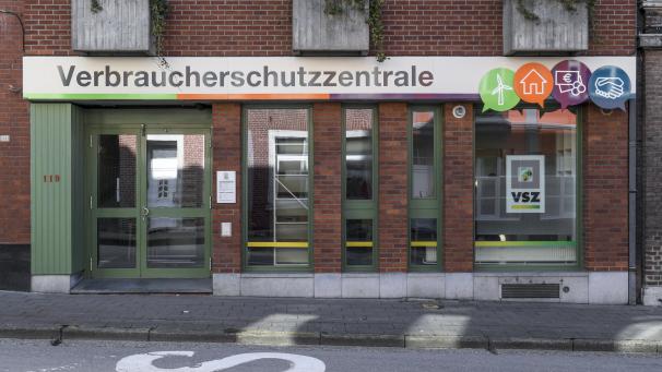 <p>Der Hauptsitz der Verbraucherschutzzentrale in der Eupener Neustraße</p>