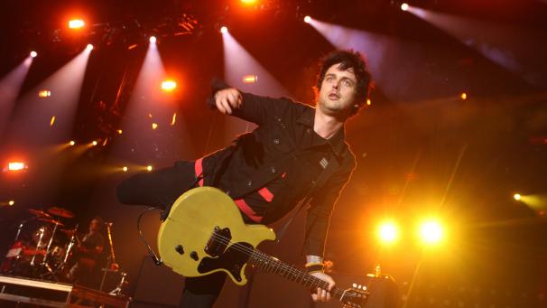 <p>Die Punkband Green Day (Frontmann Billie Joe Armstrong) aus den USA sind einer der Top Acts von Rock am Ring.</p>