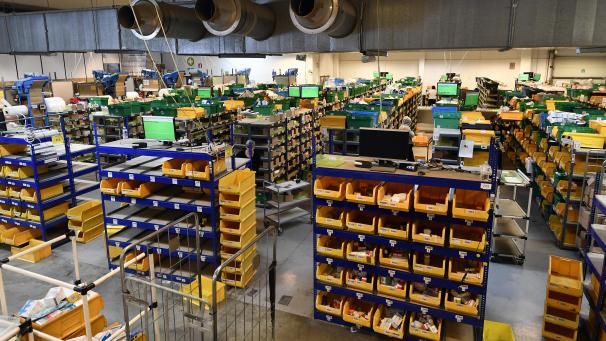 <p>Das Logistikzentrum von Newpharma in Wandre</p>