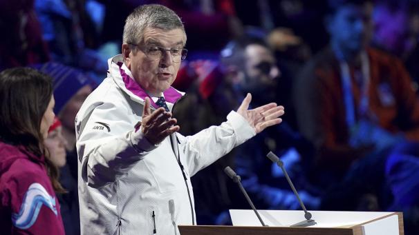 <p>IOC-Präsident Thomas Bach hielt zuletzt an den Olympia-Plänen fest.</p>