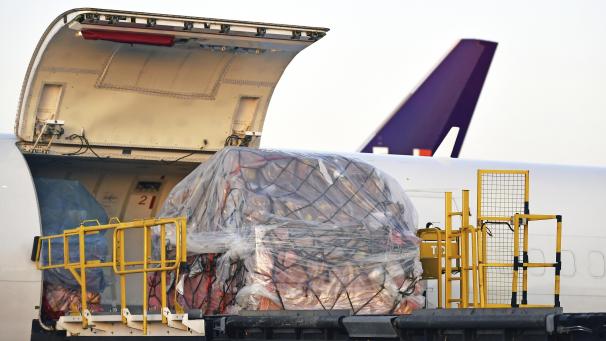 <p>Diese Flugfracht am Montagmorgen sorgte für große Erleichterung in Belgien.</p>