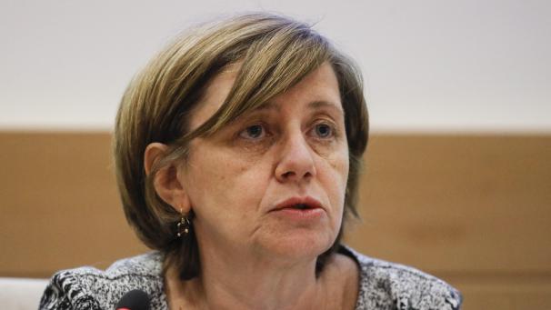<p>SNCB-Chefin Sophie Dutordoir stellte in der Kammer die weiteren Pläne der Eisenbahngesellschaft vor.</p>