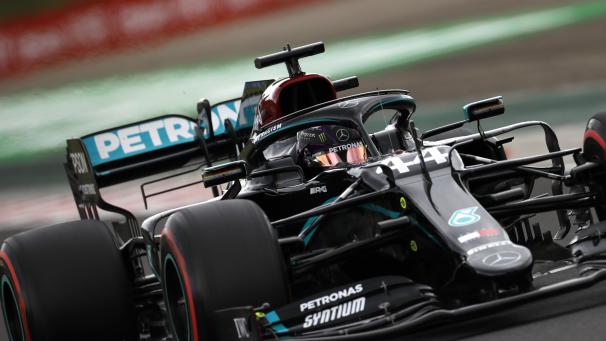 <p>Lewis Hamilton in Aktion</p>