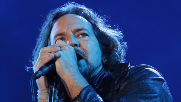 <p>Eddie Vedder kommt mit Pearl Jam auf die „Wei“ in Werchter.</p>