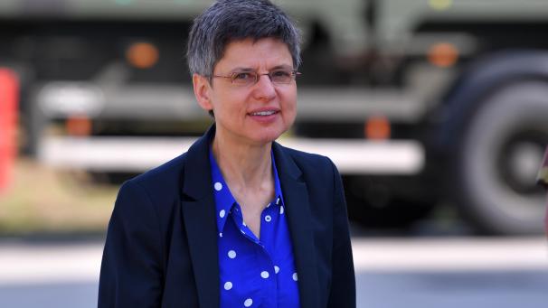 <p>Antwerpens Gouverneurin Cathy Berx</p>