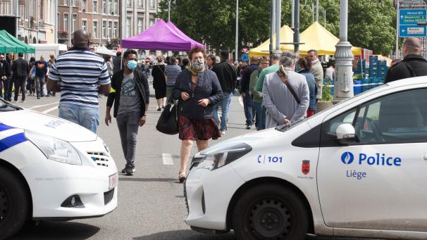 <p>Die Polizei wird in Lüttich verstärkt auf Kontrollgang gehen.</p>