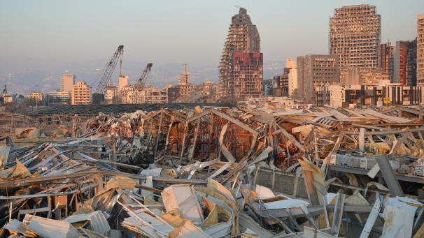 <p>Über 150 Menschen starben durch die verheerende Explosion in Beirut.</p>