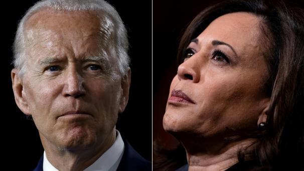 <p>Der designierte US-Präsidentschaftskandidat Biden wird mit Kamala Harris als Vize gegen Amtsinhaber Trump antreten.</p>