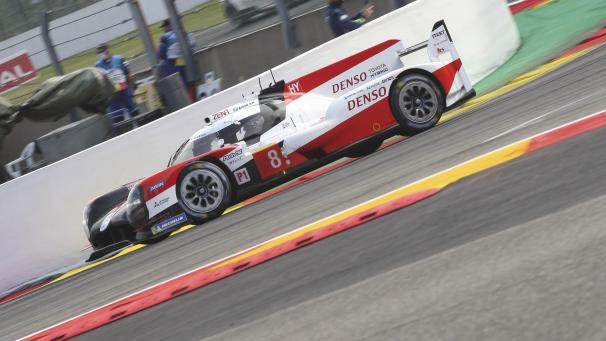 <p>Titelverteidiger Toyota, hier beim freien Training in Spa-Francorchamps.</p>
