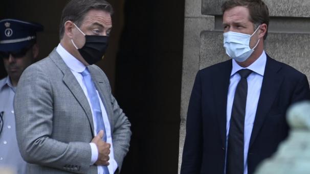 <p>Werden aller Voraussicht nach ihren Auftrag unabgeschlossen an König Philippe zurückgeben: Bart De Wever (l.) und Paul Magnette.</p>