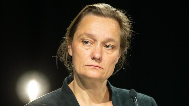 <p>Stand „Radio 1“ Rede und Antwort: Erika Vlieghe.</p>