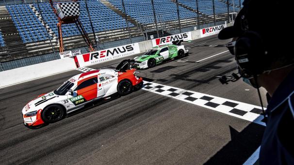 <p>Fotofinish in der DTM: Rast vor Müller.</p>